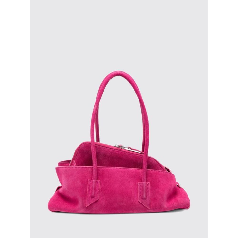 The Attico Women La Passeggiata Asymmetrical Suede Shoulder Bag The Attico